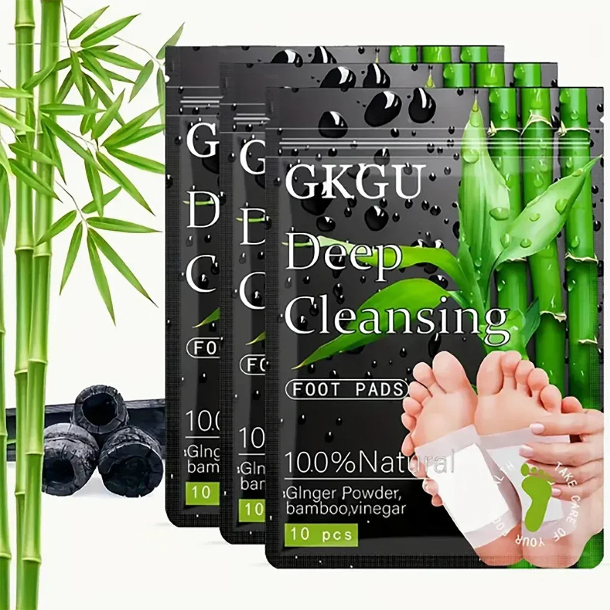 50 Adhesivos Limpieza Profunda Detox Pies