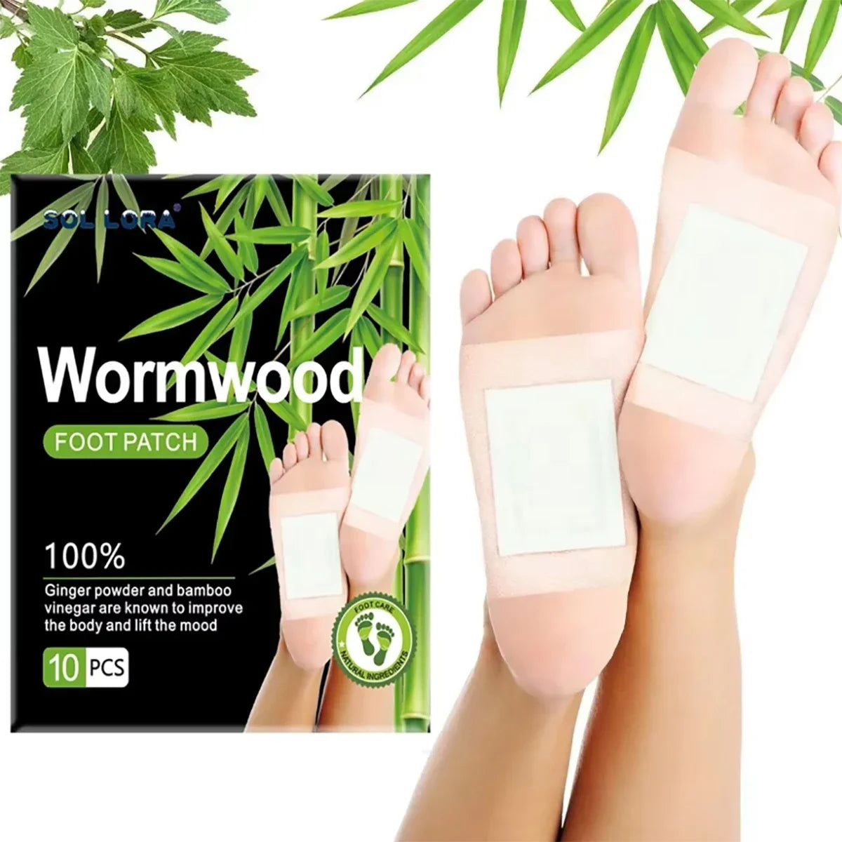 50 Adhesivos Limpieza Profunda Detox Pies
