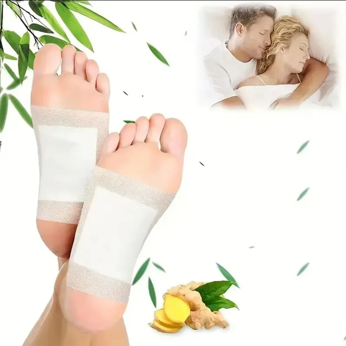 50 Adhesivos Limpieza Profunda Detox Pies
