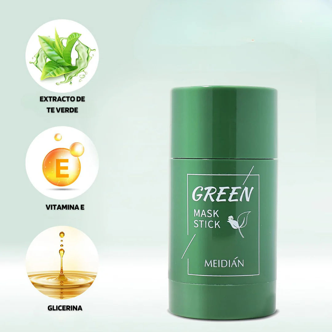 Mascarilla Stick de Té Verde – Limpieza Profunda & Poros Refinados