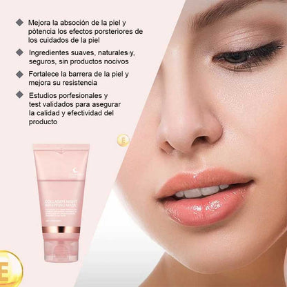 Mascarilla de Colágeno Nocturna | Hidratación, Firmeza y Luminosidad