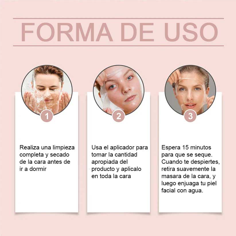Mascarilla de Colágeno Nocturna | Hidratación, Firmeza y Luminosidad