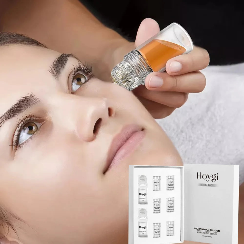 Rodillo facial + Esencia de Ácido Hialurónico