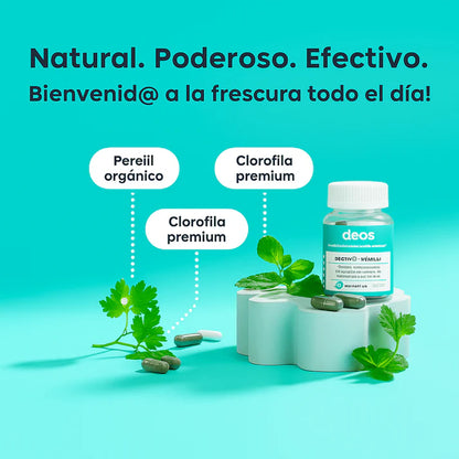 Desodorante cápsulas naturales para frescura total